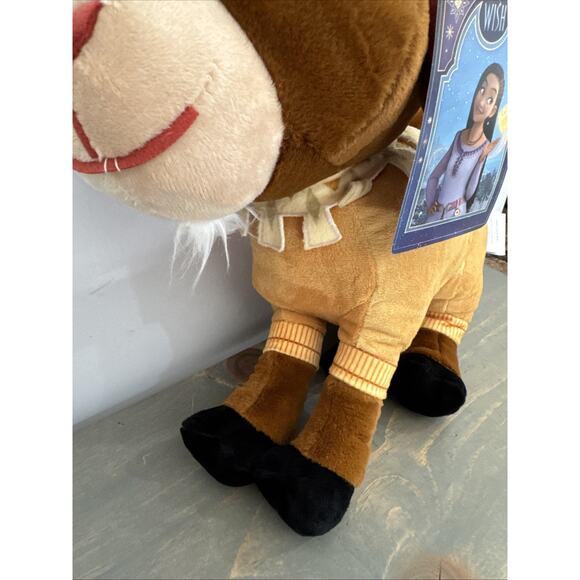 Disney Wish Valentino Goat 13" Large Plush Pillow Buddy Pal Cuddle Soft Toy NWT - Picture 3 of 12